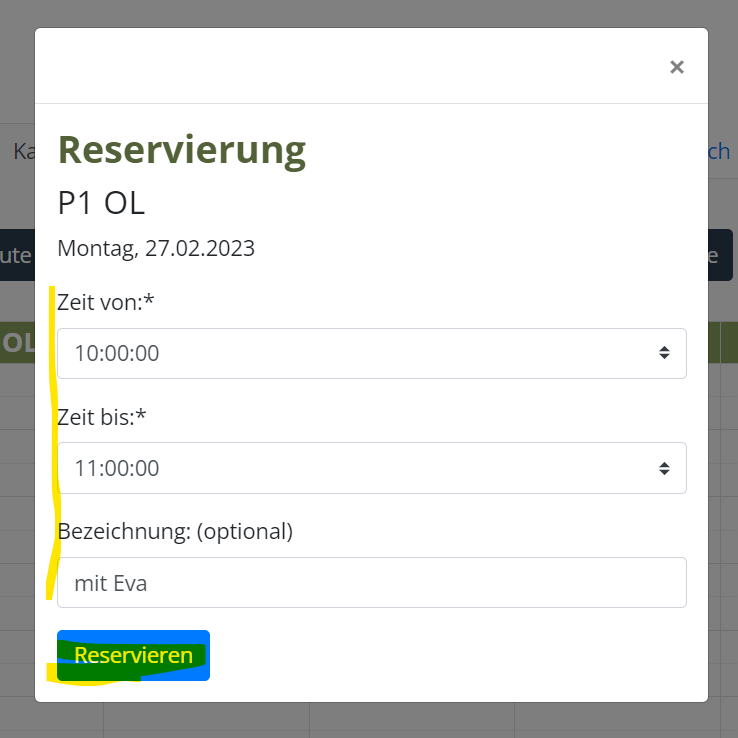 Buchung tennis-kalender.at 2