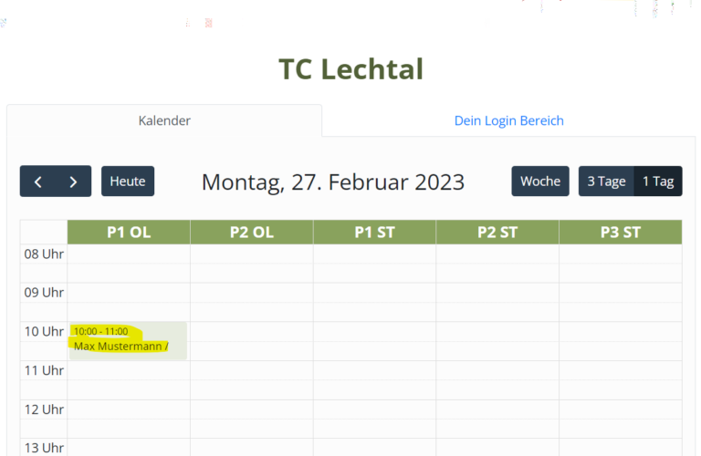Buchung tennis-kalender.at 3
