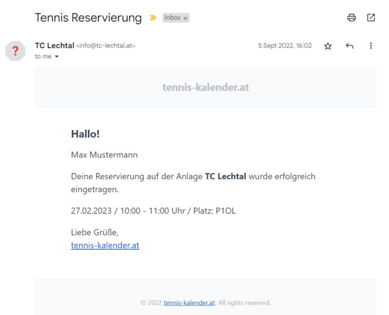 Buchung tennis-kalender.at 5