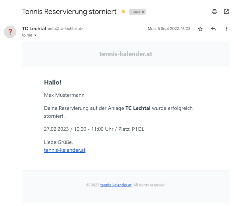 Stornieren tennis-kalender.at 3